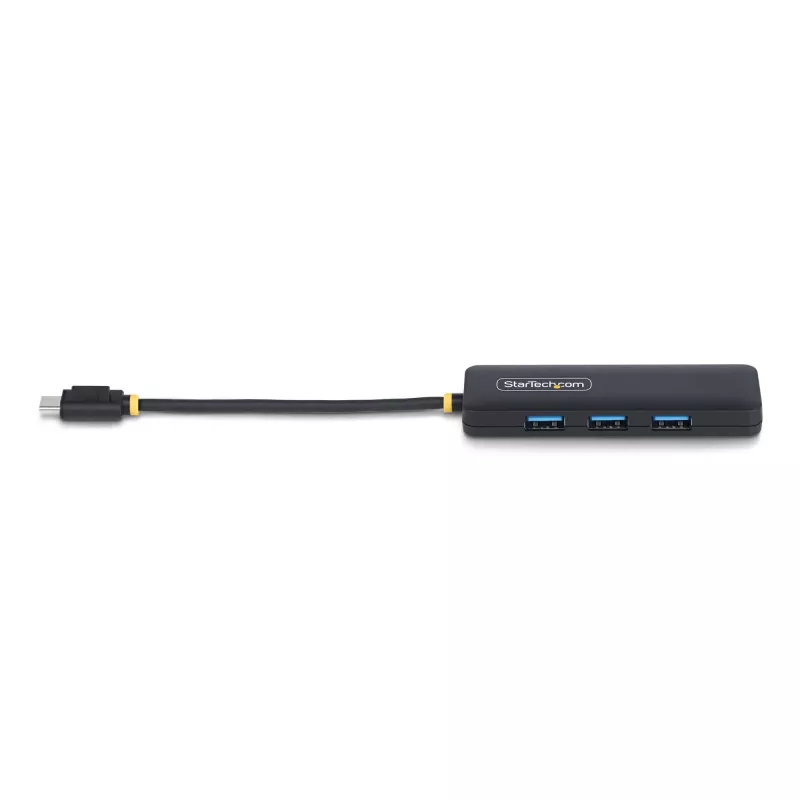 StarTech.com 4-Port USB-C Hub, 5Gbps, USB-C to 4x USB-A, Bus Powered, Small Travel Mini Hub, Multi-Port USB 3.0 Splitter, Portable Hub, Overcurrent Protection