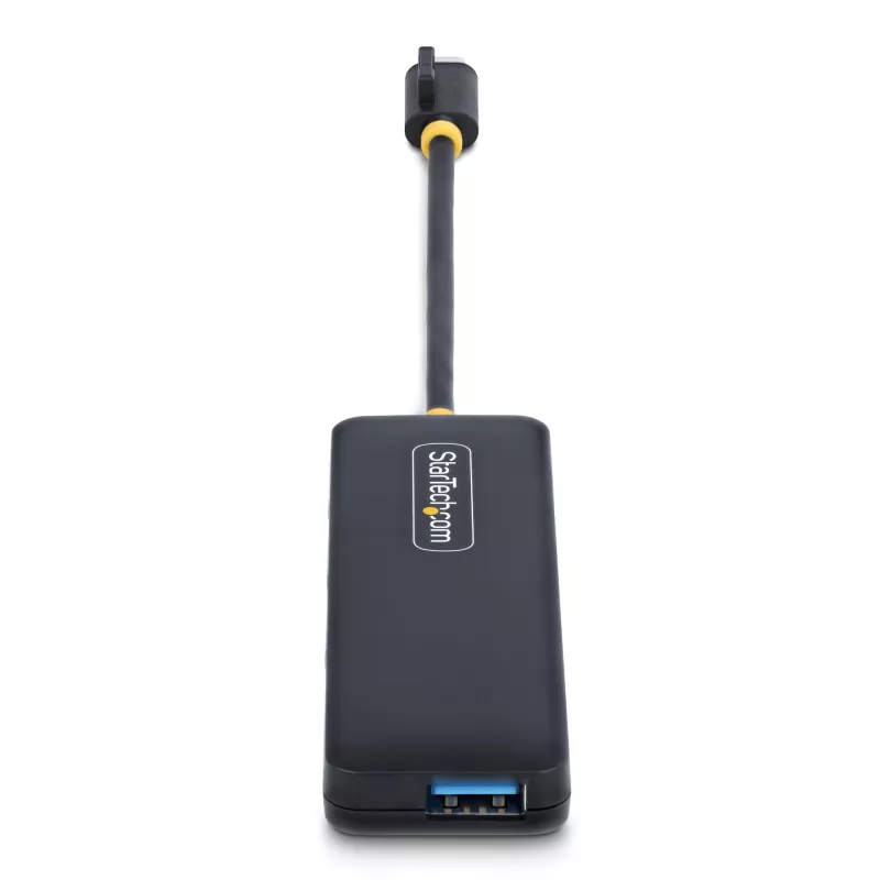 StarTech.com 4-Port USB-C Hub, 5Gbps, USB-C to 4x USB-A, Bus Powered, Small Travel Mini Hub, Multi-Port USB 3.0 Splitter, Portable Hub, Overcurrent Protection