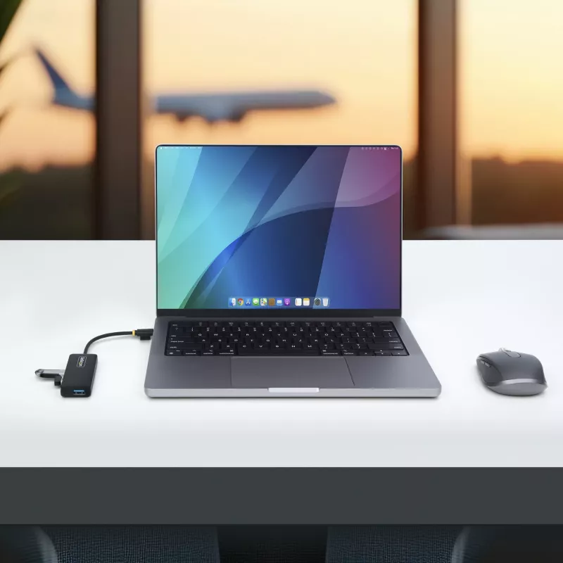 StarTech.com 4-Port USB-C Hub, 5Gbps, USB-C to 4x USB-A, Bus Powered, Small Travel Mini Hub, Multi-Port USB 3.0 Splitter, Portable Hub, Overcurrent Protection