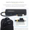 StarTech.com 4-Port USB-C Hub, 5Gbps, USB-C to 4x USB-A, Bus Powered, Small Travel Mini Hub, Multi-Port USB 3.0 Splitter, Portable Hub, Overcurrent Protection