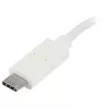 StarTech.com 4 Port USB C Hub with 1x USB-C & 3x USB-A Ports (SuperSpeed 5Gbps) - USB Bus Powered - Portable/Laptop USB 3.0 Adapter Hub - USB 3.1 Gen 1/USB 3.2 Gen 1 Type-C Hub - White~4 Port USB C Hub with 1x USB-C & 3x USB-A Ports (SuperSpeed 5Gbps) - USB Bus Powered - Portable/Laptop USB 3.0 Adapter Hub - USB 3.2 Gen 1 Type-C Hub - White