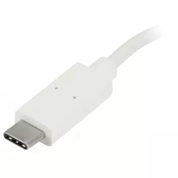 StarTech.com 4 Port USB C Hub with 1x USB-C & 3x USB-A Ports (SuperSpeed 5Gbps) - USB Bus Powered - Portable/Laptop USB 3.0 Adapter Hub - USB 3.1 Gen 1/USB 3.2 Gen 1 Type-C Hub - White~4 Port USB C Hub with 1x USB-C & 3x USB-A Ports (SuperSpeed 5Gbps) - USB Bus Powered - Portable/Laptop USB 3.0 Adapter Hub - USB 3.2 Gen 1 Type-C Hub - White