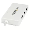StarTech.com 4 Port USB C Hub with 1x USB-C & 3x USB-A Ports (SuperSpeed 5Gbps) - USB Bus Powered - Portable/Laptop USB 3.0 Adapter Hub - USB 3.1 Gen 1/USB 3.2 Gen 1 Type-C Hub - White~4 Port USB C Hub with 1x USB-C & 3x USB-A Ports (SuperSpeed 5Gbps) - USB Bus Powered - Portable/Laptop USB 3.0 Adapter Hub - USB 3.2 Gen 1 Type-C Hub - White