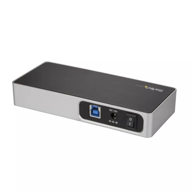 StarTech.com 7 Port USB C Hub with Fast Charge Port - USB-C to 5x USB-A 2x USB-C (USB 3.0 SuperSpeed 5Gbps) - Self Powered USB 3.2 Gen 1 Type-C Hub w/ Power Adapter - Desktop/Laptop Hub