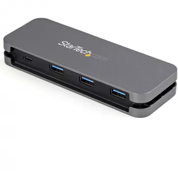 StarTech.com 4 Port USB C Hub - 3x USB-A/1x USB-C - 5Gbps USB 3.0 Type-C Hub (3.2/3.1 Gen 1) - Bus Powered - Portable USB-C to USB-A Adapter Hub - 28.5cm (11.2 inch) Cable w/Cable Management~4 Port USB C Hub - 3x USB-A/1x USB-C - USB 3.0 Type-C Hub - USB 3.2 Gen 1 (5Gbps) - Bus Powered - Portable USB-C to USB-A Adapter Hub - 11.2 inch (28.5cm) Cable w/Cable Management