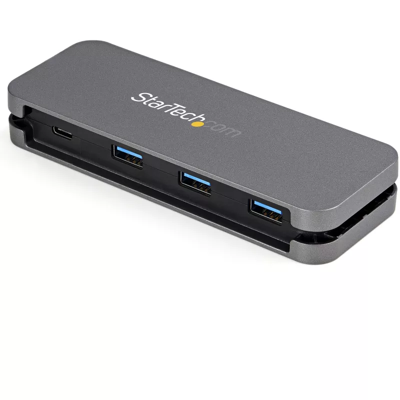 StarTech.com 4 Port USB C Hub - 3x USB-A/1x USB-C - 5Gbps USB 3.0 Type-C Hub (3.2/3.1 Gen 1) - Bus Powered - Portable USB-C to USB-A Adapter Hub - 28.5cm (11.2 inch) Cable w/Cable Management~4 Port USB C Hub - 3x USB-A/1x USB-C - USB 3.0 Type-C Hub - USB 3.2 Gen 1 (5Gbps) - Bus Powered - Portable USB-C to USB-A Adapter Hub - 11.2 inch (28.5cm) Cable w/Cable Management