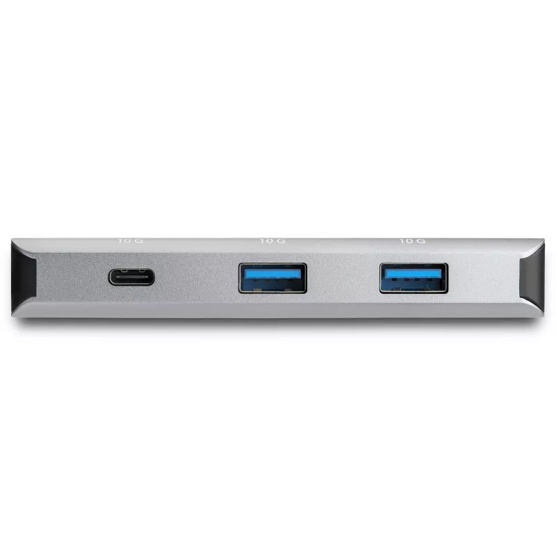 StarTech.com 4 Port USB C Hub w/ 3x USB A & 1x USB C - SuperSpeed 10Gbps USB Type-C 3.1/3.2 Gen 2 Hub - USB Bus Powered - Compact USB-C to USB Adapter Hub - Portable/Laptop Hub - Aluminum~4 Port USB C Hub w/ 3x USB A & 1x USB C - SuperSpeed 10Gbps USB Type-C 3.2 Gen 2 Hub - USB Bus Powered - Compact USB-C to USB Adapter Hub - Portable/Laptop Hub - Aluminum