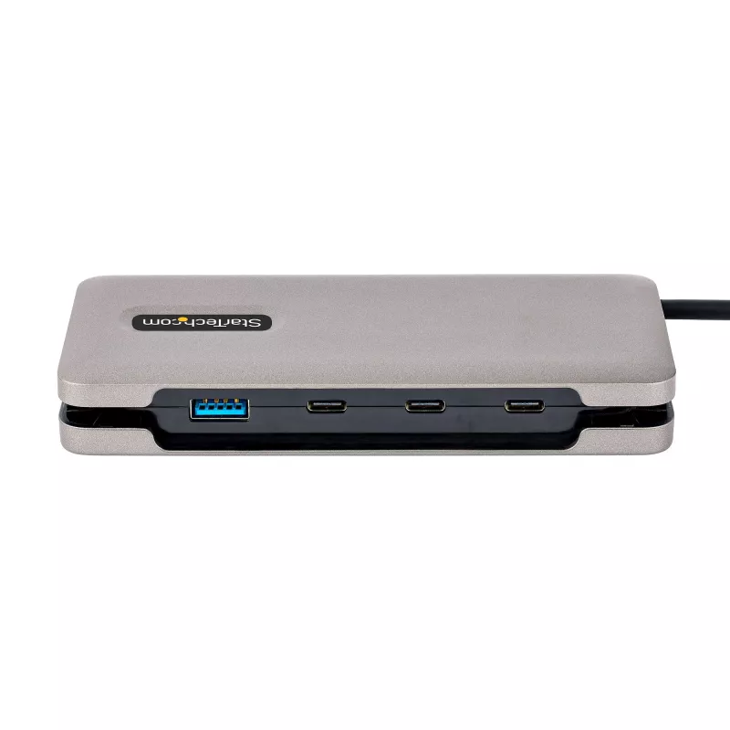 StarTech.com 4-Port USB-C Hub - 1x USB-A & 3x USB-C Ports - USB 3.2 Gen 2 (10Gbps) - Bus Powered - USB Type C Hub w/ 12.6in/32cm Wrap-Around Cable - Portable USB-C to USB-A Hub