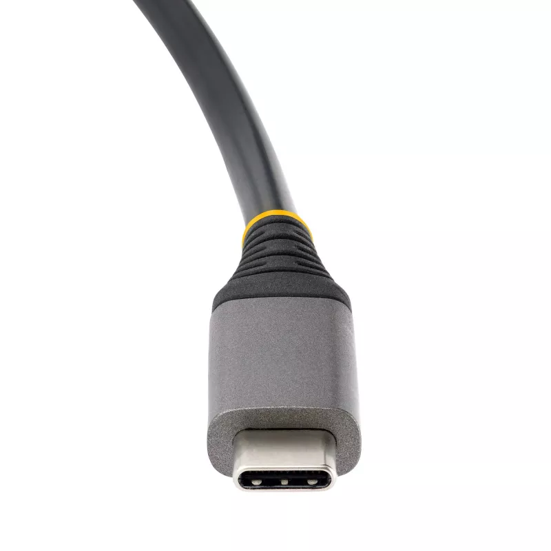StarTech.com 4-Port USB-C Hub - 1x USB-A & 3x USB-C Ports - USB 3.2 Gen 2 (10Gbps) - Bus Powered - USB Type C Hub w/ 12.6in/32cm Wrap-Around Cable - Portable USB-C to USB-A Hub