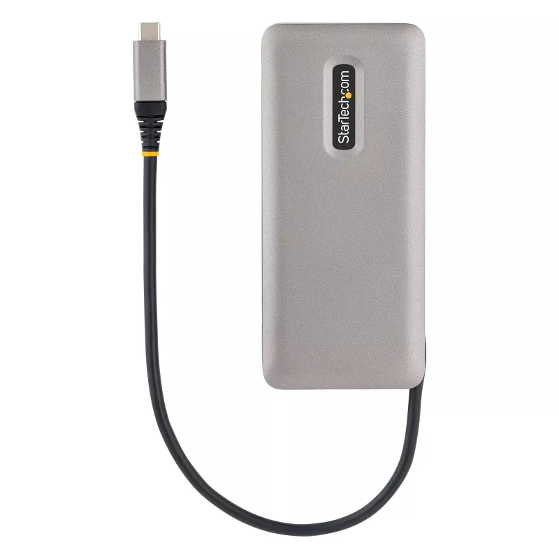 StarTech.com 4-Port USB-C Hub - 1x USB-A & 3x USB-C Ports - USB 3.2 Gen 2 (10Gbps) - Bus Powered - USB Type C Hub w/ 12.6in/32cm Wrap-Around Cable - Portable USB-C to USB-A Hub