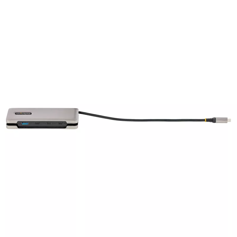 StarTech.com 4-Port USB-C Hub - 1x USB-A & 3x USB-C Ports - USB 3.2 Gen 2 (10Gbps) - Bus Powered - USB Type C Hub w/ 12.6in/32cm Wrap-Around Cable - Portable USB-C to USB-A Hub