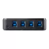 StarTech.com 4 to 4 USB 3.0 Peripheral Sharing Switch, 5 Gbit/s, Micro-USB Type-B, Black, Plastic, CE, FCC, REACH, 0 - 40 °C