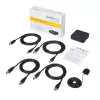 StarTech.com 4 to 4 USB 3.0 Peripheral Sharing Switch, 5 Gbit/s, Micro-USB Type-B, Black, Plastic, CE, FCC, REACH, 0 - 40 °C