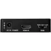 StarTech.com 4K HDMI Audio Extractor with 4K 60Hz Support, Black, 4096 x 2160 pixels, 1280 x 720,1920 x 1080,1920 x 1200,3840 x 2160,4096 x 2160, 60 Hz, 5.1 channels, HDMI