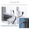 StarTech.com 30cm (1ft) High Speed HDMI Cable, 4K 60Hz/1440p 144Hz, HDR10/HDCP 2.2/ARC, 18Gbps, UHD HDMI 2.0 Cord for TV/Monitor/Display, TPE Jacket