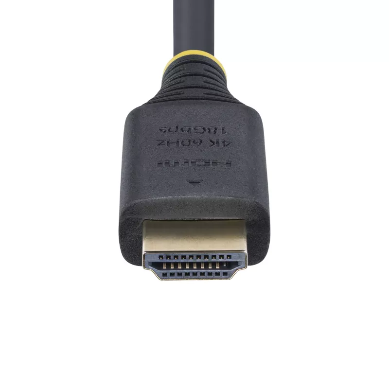 StarTech.com 1.6ft (50cm) Premium Certified High Speed HDMI Cable, 4K 60Hz/1440p 144Hz, HDR10/HDCP 2.2/ARC, 18Gbps, UHD HDMI 2.0 Cord for TV/Monitor/Display, TPE Jacket