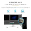 StarTech.com 6ft (2m) HDMI 2.1 Cable 8K - Certified Ultra High Speed HDMI Cable 48Gbps - 8K 60Hz/4K 120Hz HDR10+ eARC - Ultra HD 8K HDMI Cable - Monitor/TV/Display - Flexible TPE Jacket