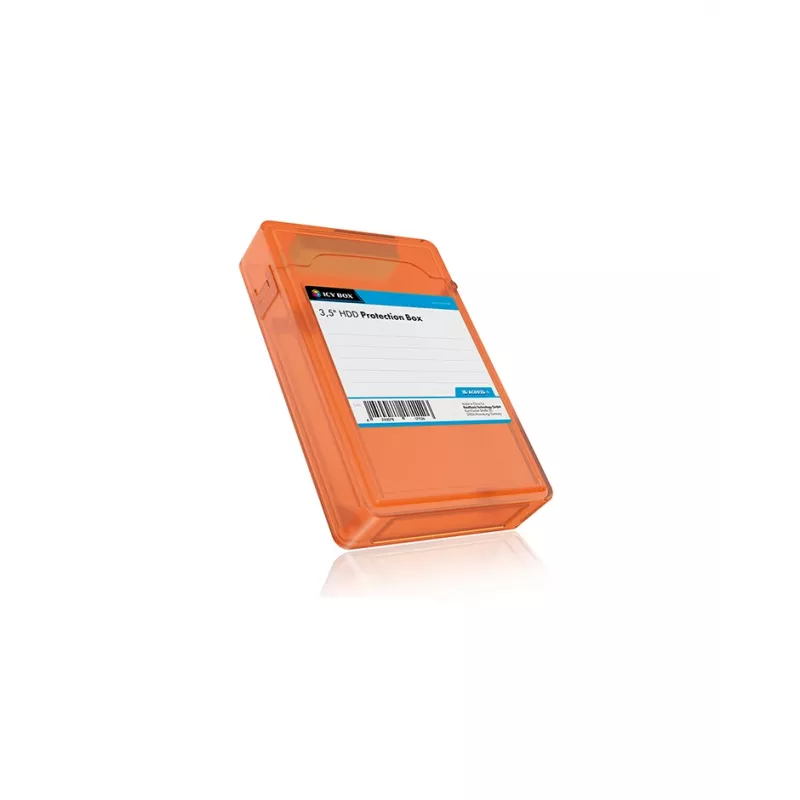 ICY BOX IB-AC602b-6 Pouch case Plastic Blue, Green, Grey, Orange, Red, White