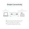 StarTech.com 6ft (1.8m) 1-Port USB to Serial RS232 Adapter, FTDI DB9 Serial DCE Adapter Cable, Null Modem, USB 2.0 - TAA