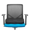 Kensington Premium Cool-Gel Seat Cushion, Seat cushion, Memory foam, Chair, Black, Monochromatic, Zipper
