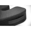 Kensington Premium Cool-Gel Seat Cushion, Seat cushion, Memory foam, Chair, Black, Monochromatic, Zipper