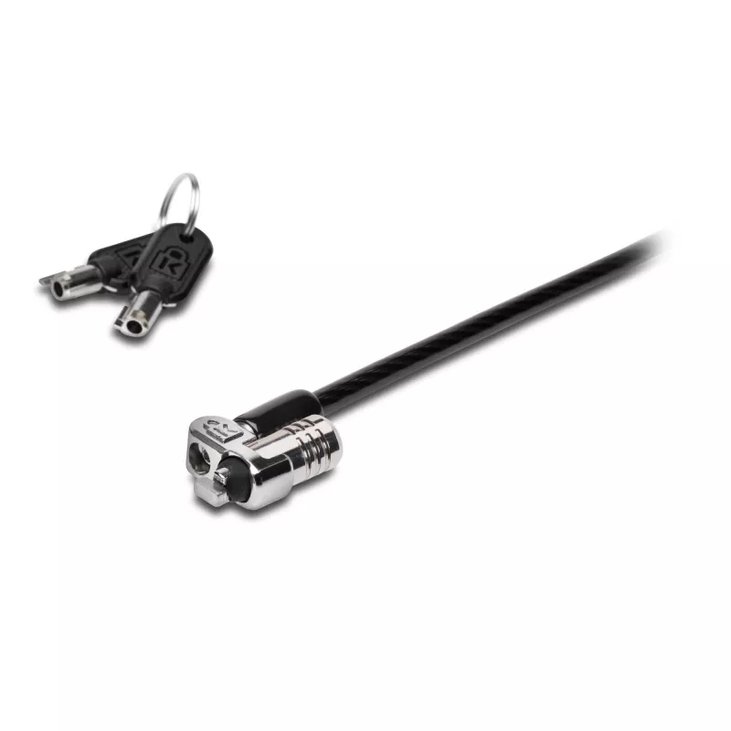 Kensington MICROSAVER 2.0 MK LAPTOP LOCK, Key, Steel, Black, Silver