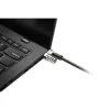 Kensington MICROSAVER 2.0 MK LAPTOP LOCK, Key, Steel, Black, Silver