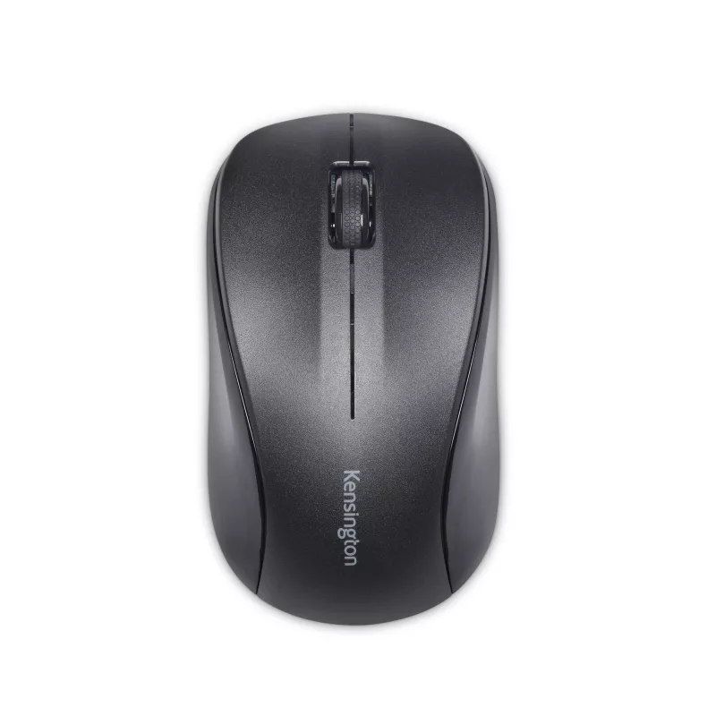 Kensington Wireless ValuMouse, Ambidextrous, Optical, RF Wireless, 1000 DPI, Black