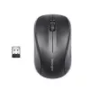 Kensington Wireless ValuMouse, Ambidextrous, Optical, RF Wireless, 1000 DPI, Black
