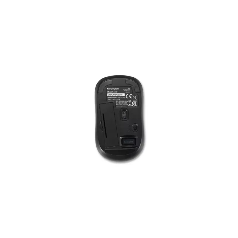 Kensington Wireless ValuMouse, Ambidextrous, Optical, RF Wireless, 1000 DPI, Black