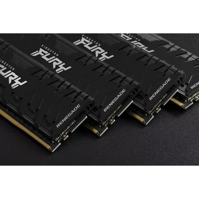 Kingston Technology FURY 16GB 3200MT/s DDR4 CL16 DIMM (Kit of 2) Renegade Black