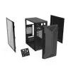 PC case KRUX Astro Cube Black — cube chassis, supports micro ATX/mini‑ITX, 1×3.5 inch + 2×2.5 inch bays, side window, max PSU 28 cm, max cooler height 136 mm