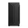 PC case KRUX Astro Cube Black — cube chassis, supports micro ATX/mini‑ITX, 1×3.5 inch + 2×2.5 inch bays, side window, max PSU 28 cm, max cooler height 136 mm