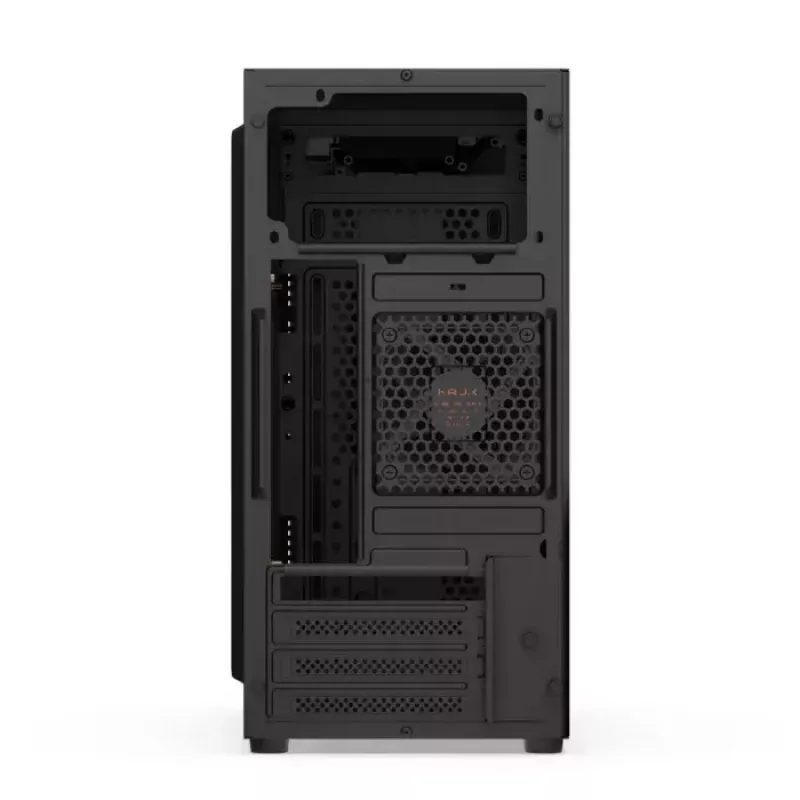 PC case KRUX Astro Cube Black — cube chassis, supports micro ATX/mini‑ITX, 1×3.5 inch + 2×2.5 inch bays, side window, max PSU 28 cm, max cooler height 136 mm
