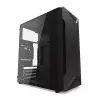 PC case KRUX Astro Cube Black — cube chassis, supports micro ATX/mini‑ITX, 1×3.5 inch + 2×2.5 inch bays, side window, max PSU 28 cm, max cooler height 136 mm