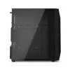 PC case KRUX Astro Cube Black — cube chassis, supports micro ATX/mini‑ITX, 1×3.5 inch + 2×2.5 inch bays, side window, max PSU 28 cm, max cooler height 136 mm