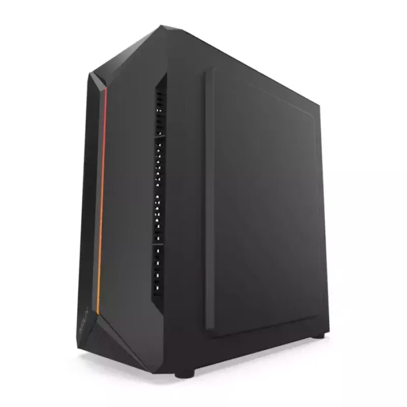 PC case KRUX Astro Cube Black — cube chassis, supports micro ATX/mini‑ITX, 1×3.5 inch + 2×2.5 inch bays, side window, max PSU 28 cm, max cooler height 136 mm