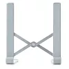 StarTech.com Foldable Laptop Riser Stand, Portable Height Adjustable Ergonomic Laptop Stand, Ventilated Aluminum Frame Supports 22lb (10Kg), Tilt/Raised/Angled Laptop/Tablet Stand, Collapsible Design
