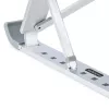 StarTech.com Foldable Laptop Riser Stand, Portable Height Adjustable Ergonomic Laptop Stand, Ventilated Aluminum Frame Supports 22lb (10Kg), Tilt/Raised/Angled Laptop/Tablet Stand, Collapsible Design
