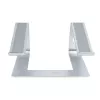 StarTech.com Laptop Stand for Desk, Supports 5kg/11lb, Aluminum, Silver, Ergonomic Laptop Riser, Portable Laptop Holder, Computer Stand for Macbook Air/Pro, Dell XPS, Lenovo