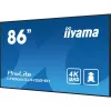 iiyama LH8665UHSB-B1 Signage Display Kiosk design 2.18 m (86 inch) LED Wi-Fi 800 cd/m² 4K Ultra HD Black Built-in processor Android 11 24/7