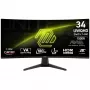 MSI MAG 346CQ computer monitor 86.4 cm (34 inch) 3440 x 1440 pixels UltraWide Dual Quad HD LCD Black
