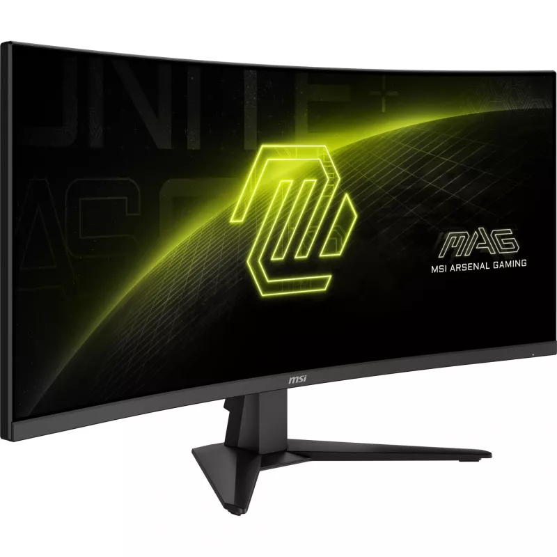 MSI MAG 346CQ computer monitor 86.4 cm (34 inch) 3440 x 1440 pixels UltraWide Dual Quad HD LCD Black