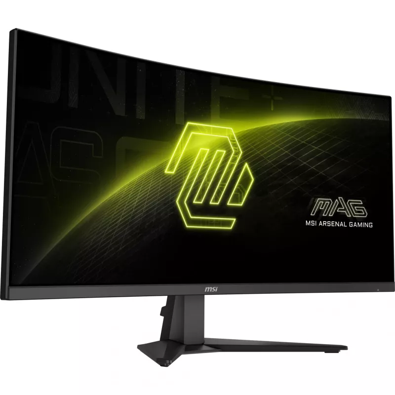 MSI MAG 346CQ computer monitor 86.4 cm (34 inch) 3440 x 1440 pixels UltraWide Dual Quad HD LCD Black