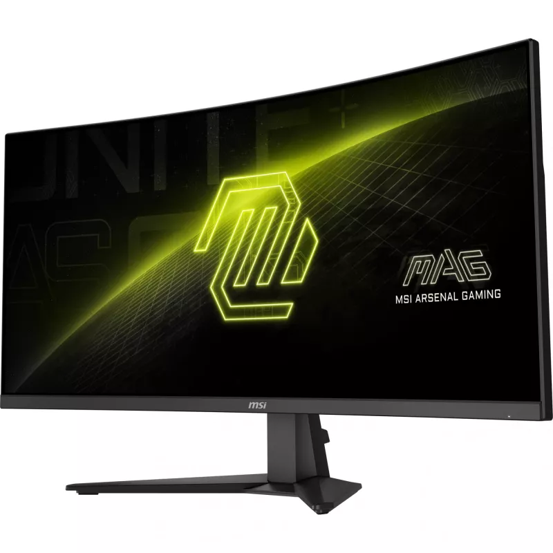 MSI MAG 346CQ computer monitor 86.4 cm (34 inch) 3440 x 1440 pixels UltraWide Dual Quad HD LCD Black