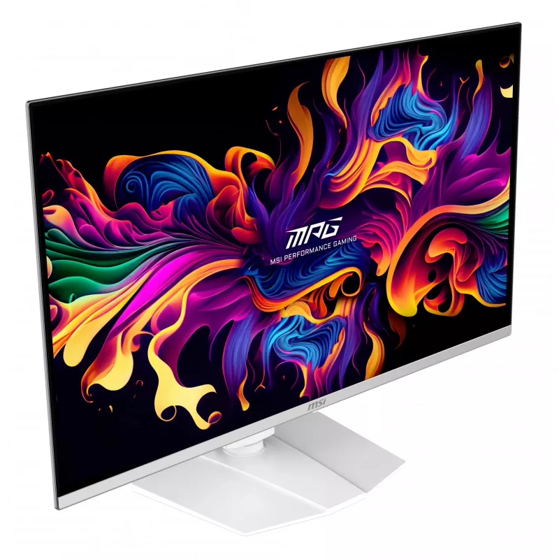 MSI MPG 321URXW QD-OLED computer monitor 80 cm (31.5 inch) 3840 x 2160 pixels 4K Ultra HD White