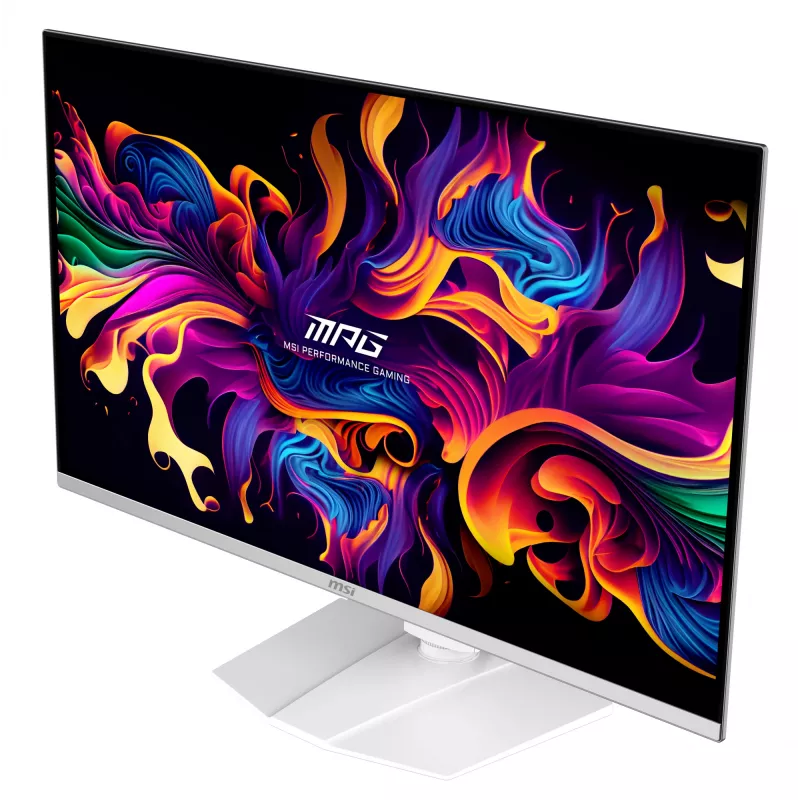 MSI MPG 321URXW QD-OLED computer monitor 80 cm (31.5 inch) 3840 x 2160 pixels 4K Ultra HD White