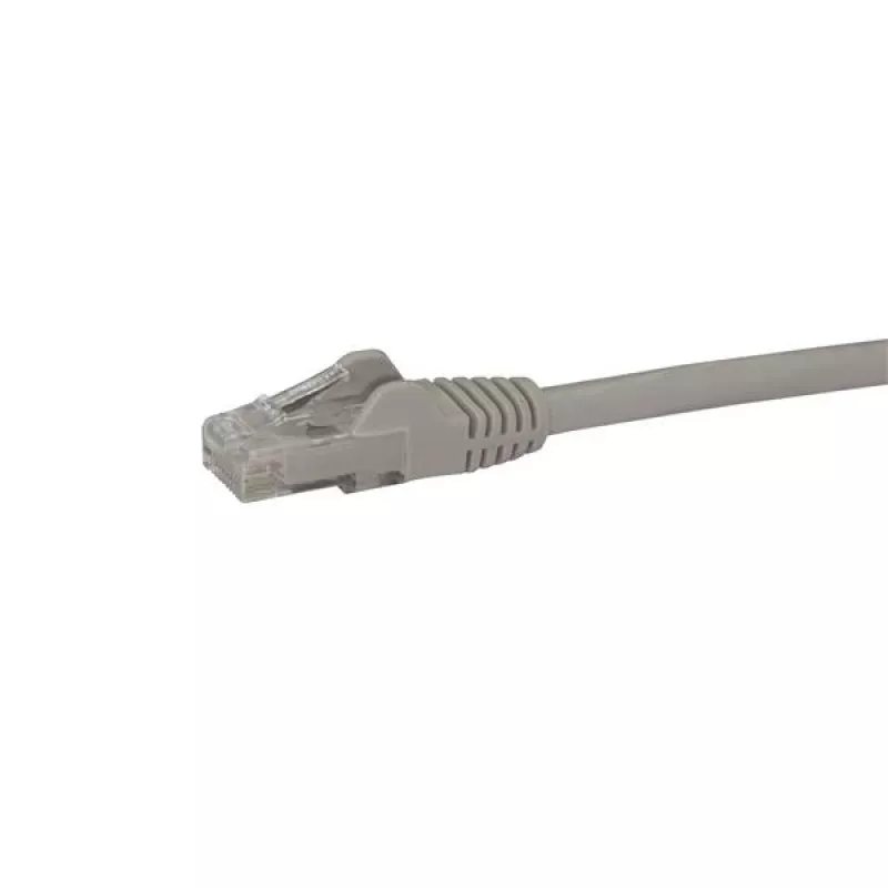 StarTech.com 10m CAT6 Ethernet Cable - Grey CAT 6 Gigabit Ethernet Wire -250MHz 100W PoE RJ45 UTP Network/Patch Cord Snagless w/Strain Relief Individually Tested