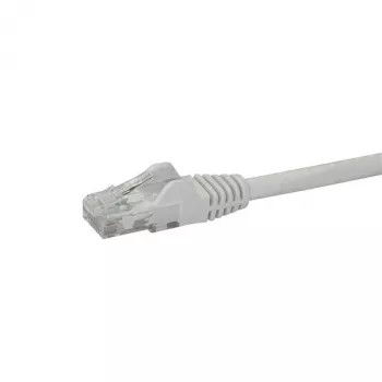 StarTech.com 10m CAT6 Ethernet Cable - White CAT 6 Gigabit Ethernet Wire -250MHz 100W PoE RJ45 UTP Network/Patch Cord Snagless w/Strain Relief Individually Tested