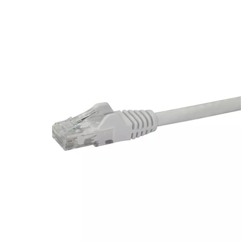 StarTech.com 10m CAT6 Ethernet Cable - White CAT 6 Gigabit Ethernet Wire -250MHz 100W PoE RJ45 UTP Network/Patch Cord Snagless w/Strain Relief Individually Tested